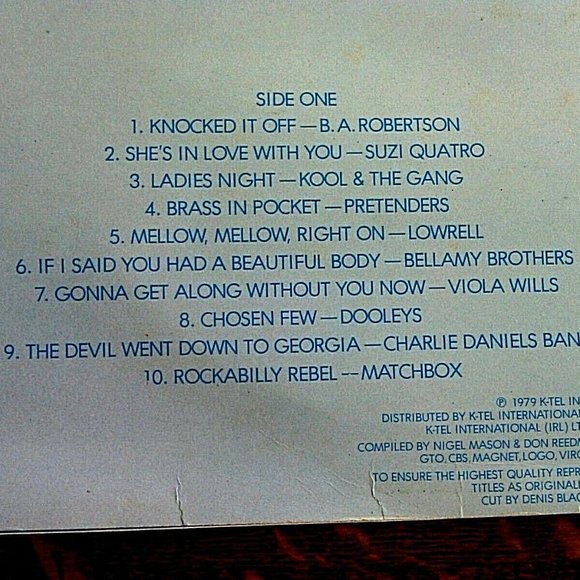 Vintage Vinyl LP VIDEO STARS 20 Original Hits K-Tel Records NE 1066 Various Hits - Picture 15 of 16